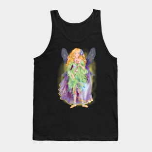 fairy flower fairy with magic wand Tank Top